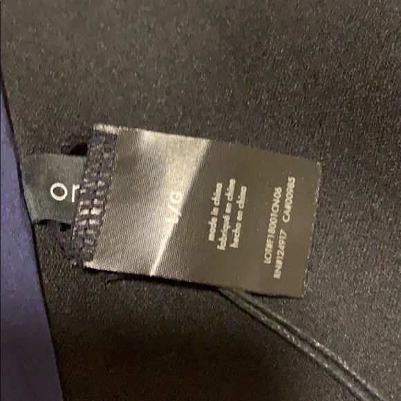 Onia Ribbed Bikini Bandeau Swim Top Navy Blue NWT - Picture 7 of 7